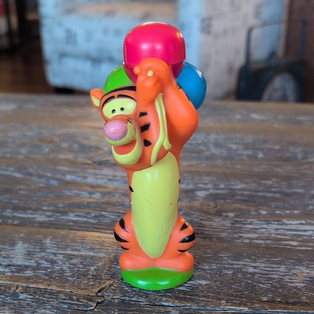 VTG Disney Tiger Bubble Wand Tootsie Toy Winnie the Pooh